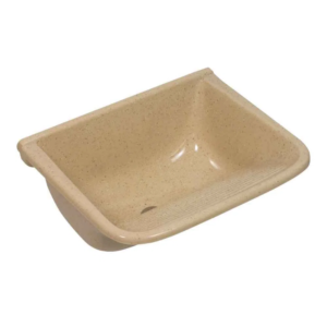 Tanque Mármore Sintético Simples T000 Marrom Imperial 50 x 40 | Decoralita - Imagem 1