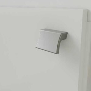 Kit Gabinete e Espelheira Íris Branco 44 cm | MGM Móveis - Imagem 2