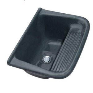 Tanque Mármore Sintético Simples T000 Verde Romano 50 x 40 | Decoralita - Imagem 1