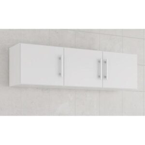 Armário Aéreo Flex Branco 144 cm | MGM Móveis - Imagem 3