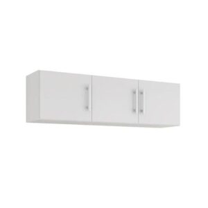 Armário Aéreo Flex Branco 144 cm | MGM Móveis - Imagem 1