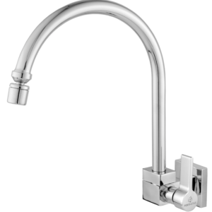 Torneira Rubi de Parede Bica Móvel Quadrada Tubo Longo Articulado 1/2 C70 7256 | Fort Metais - Imagem 1