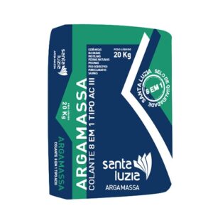 Argamassa Colante 8 em 1 AC III 20 Kg | Santa Luzia - Imagem 2