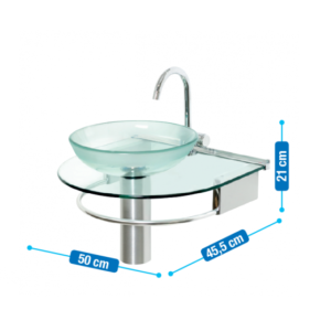 Conjunto Lavabo Jade 976 | Cris Metal - Imagem 3