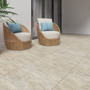 Piso Stone Beige RT Tipo B 75 x 75 | Bellacer - Imagem 3