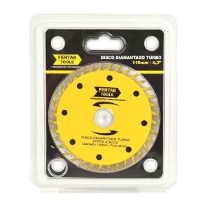 Disco Diamantado Turbo 110mm 4,3" | Fertak