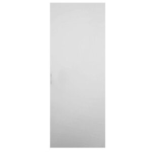 Porta Madeira Pronta Lisa Branca Direita 2,10 x 0,80 | Borges Esquadrias - Imagem 1