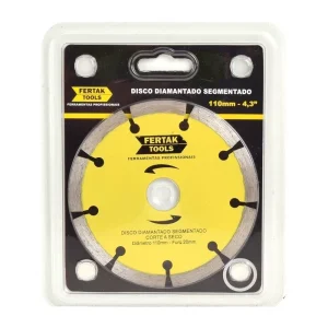 Disco Diamantado Segmentado 110mm 4,3" | Fertak