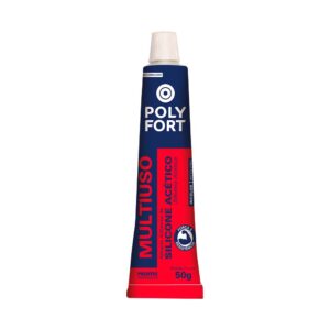 Adesivo Silicone Acético Multiuso 50g Incolor | Polyfort