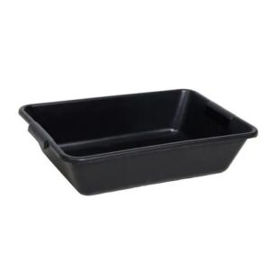 Caixa Plástica Para Massa 20 Litros Preta | Terraplast