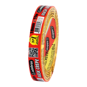 Fita Mask Crepe 710 24mm x 50m | Adelbras - Imagem 1