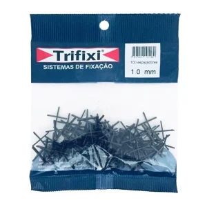 Espaçador p/ Revestimentos Cruzetas 1 mm Preto | Trifixi