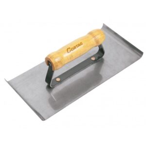 Desempenadeira Aço Lisa Borda Curva 26 cm | Cortag