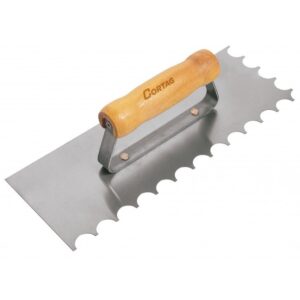 Desempenadeira Aço Dentada Raio 10 mm | Cortag - Imagem 1