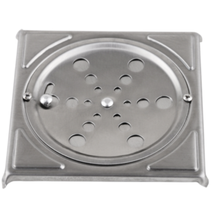 Ralo Rotativo Quadrado Aço Inox 430 10 x 10cm | Leão Metais
