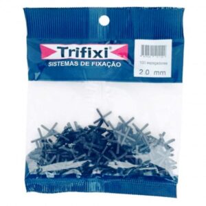Espaçador p/ Revestimentos Cruzetas 2 mm Preto | Trifixi