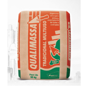 Argamassa Tradicional Multiuso 50 Kg | Qualimassa - Imagem 1