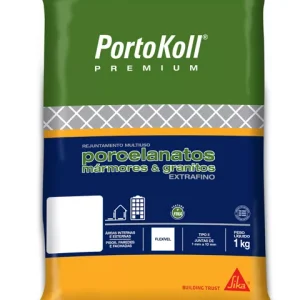 Rejuntamento Premium Multiuso Extrafino Bege 1 Kg | PortoKoll