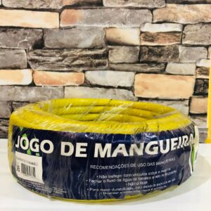 Jogo de Mangueira Ciflex Trançada 7/16" Amarelo 10m | Cipla