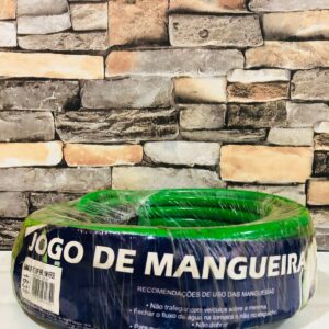 Jogo de Mangueira Dupla Face Super Brilho 7/16" Verde 10m | Cipla