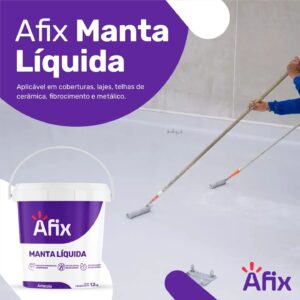 Manta Líquida Impermeável Cinza 12kg | Afix