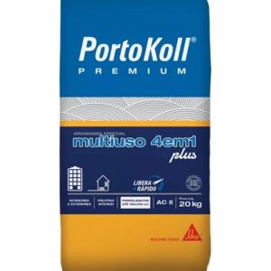 Argamassa Colante Premium Multiuso 4 em 1 Plus ACII 20 Kg | PortoKoll