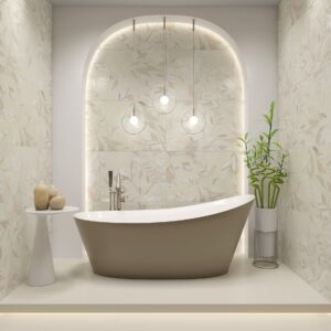 Piso Capuccino Crema AC RT 75 x 75 | MarmoCerâmica - Imagem 4