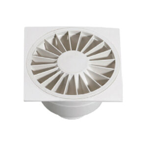 Ralo Seco Quadrado Branco 100mm | Luconi