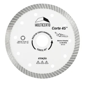 Disco Diamantado Porcelanato 110mm 4,3" | Multicerto