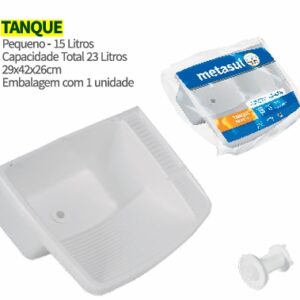 Tanque com Válvula Integrada 15 Litros | Metasul - Imagem 1